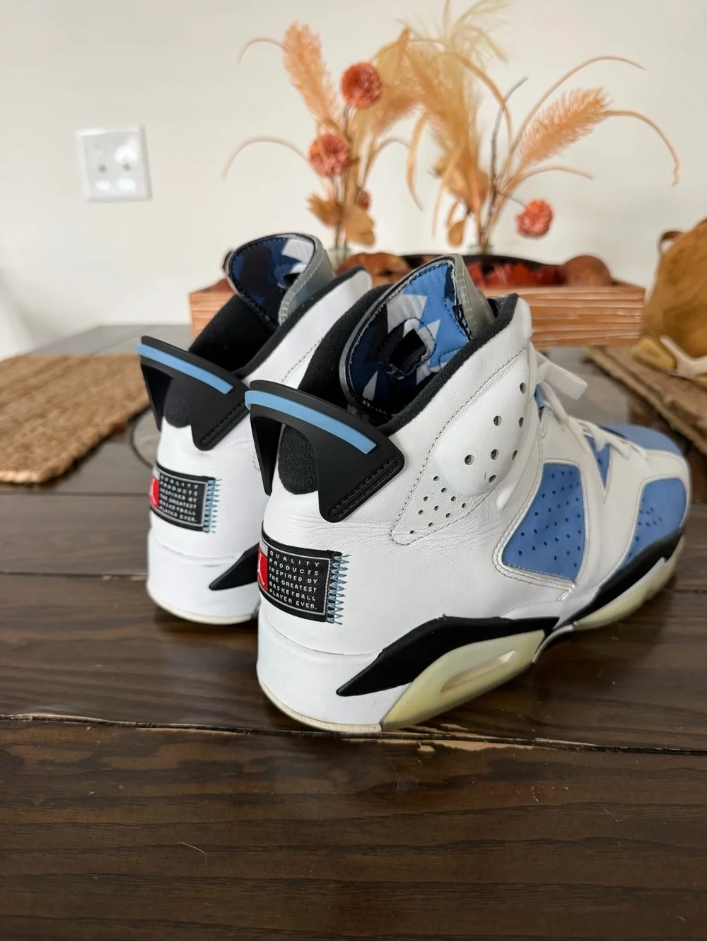 Air Jordan 6 “UNC” men size 12
